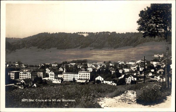 Ste Croix et le Mt. de Baulmes Vorderseite
