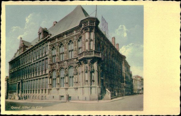 Gand,Hotel de Ville Vorderseite