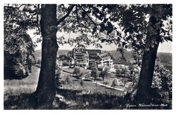 Luzern, Kurhaus Sonn-Matt Vorderseite