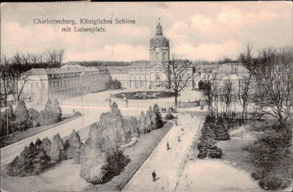 Charlottenburg, Königliches Schloss Vorderseite