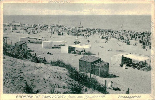 Groeten uit Zandvoort, Strandgezicht Vorderseite