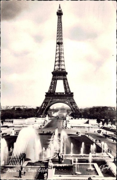 Paris, The Eifel Tower Vorderseite