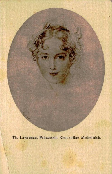 Prinzessin Klementine Metternich, Th.Lawrence Vorderseite