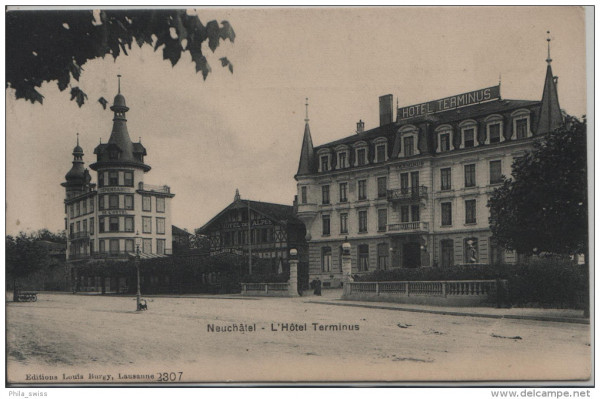 Neuchatel - Neuenburg - Hotel Terminus et Hotel des Alpes, Dependance de l'Hotel