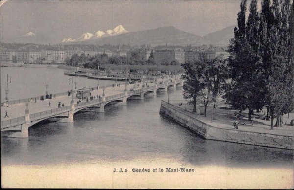 Genève et le Mont-Blanc Vorderseite