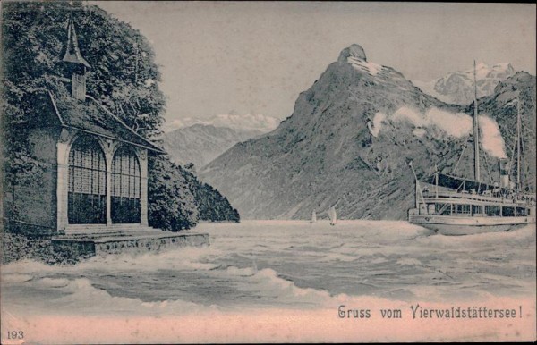 Gruss vom Vierwaldstättersee, Tellskapelle Vorderseite