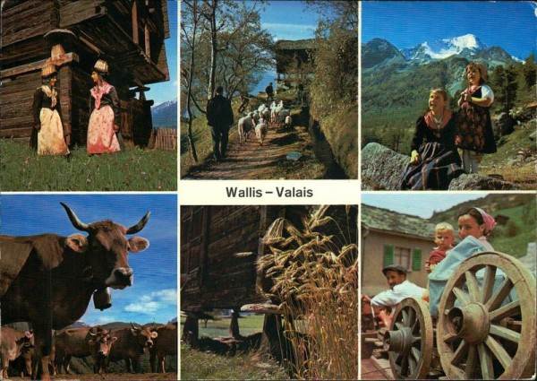 Wallis - Valais Vorderseite