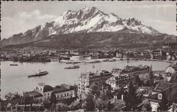 Luzern mit Pilatus Vorderseite