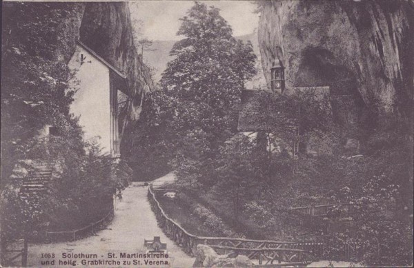 Solothurn, St. Martinskirche und heil. Grabkirche zu St. Verena Vorderseite