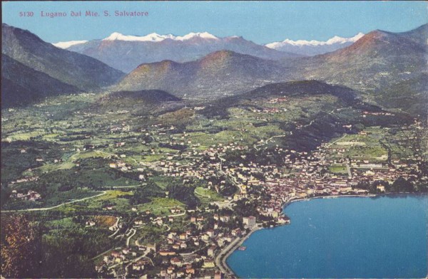 Lugano da Mte. S. Salvatore