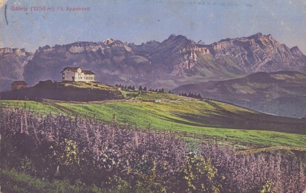 Gäbris. Kt. Appenszell Vorderseite