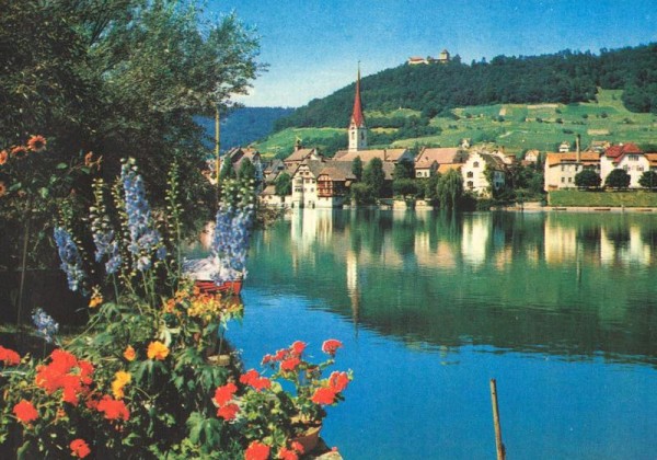 Stein am Rhein mit Burg Hohenklingen Vorderseite