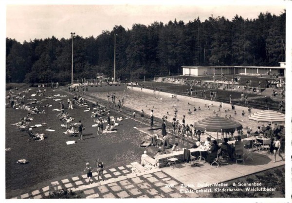 Wellen- u. Sonnenbad, Dolder Grd. Hotel, Zürich Vorderseite