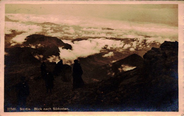 Säntis, Blick nach Südosten