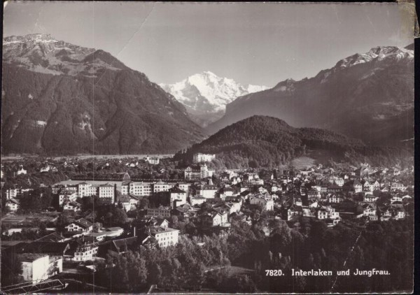 Interlaken und Jungfrau Vorderseite
