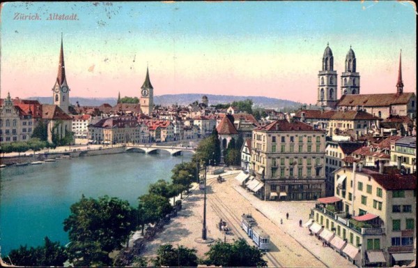 Zürich - Altstadt Vorderseite