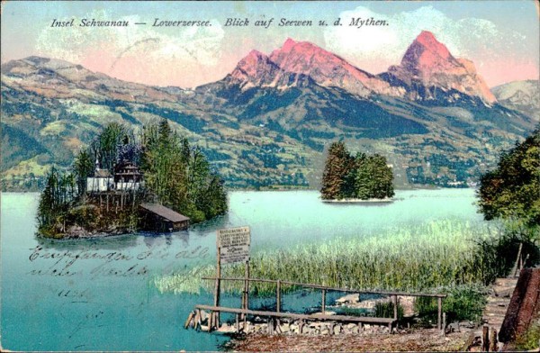 Insel Schwanau, Lowerzersee, Lauerzersee Vorderseite