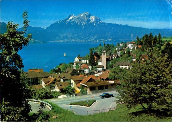 Weggis am Vierwaldstättersee Vorderseite