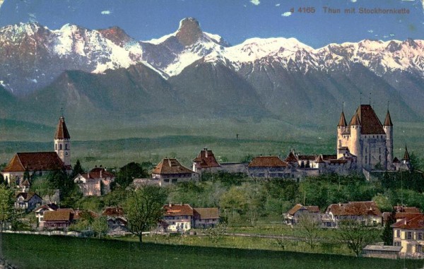 Thun mit Stockhornkette Vorderseite