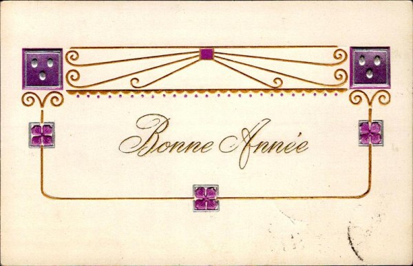 Bonne Année Vorderseite