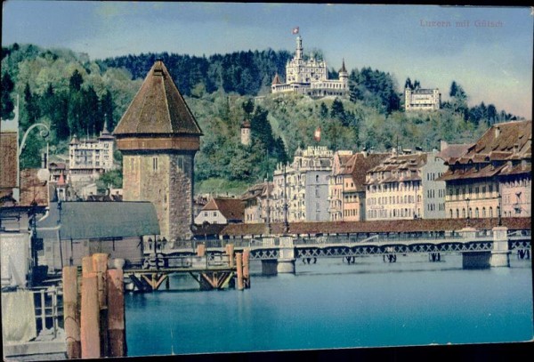 Luzern mit Gütsch. Vorderseite