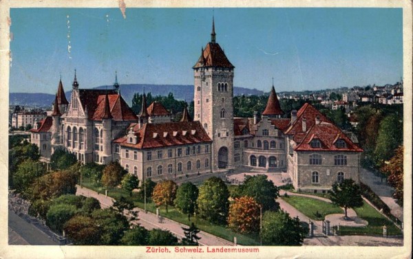 Zürich, Schweiz, Landesmuseum Vorderseite