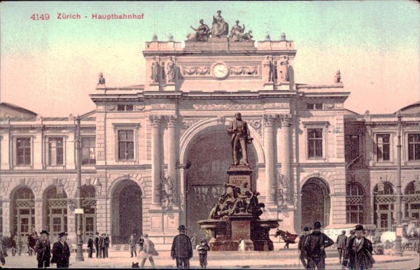 Zürich - Hauptbahnhof Vorderseite