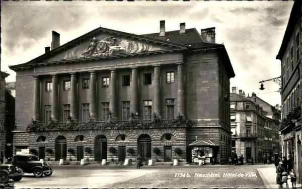 Neuchâtel/Hotel-de-Ville Vorderseite