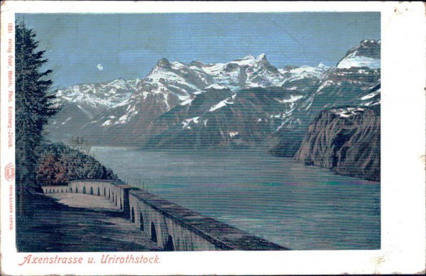 Axenstrasse und Urirothstock Vorderseite
