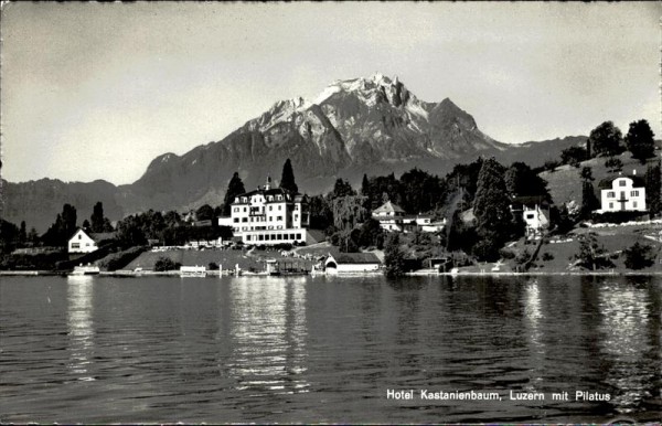 Hotel Kastanienbaum - Luzern mit Pilatus Vorderseite