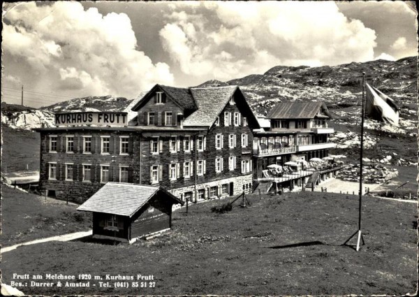 Kurhaus Frutt am Melchsee. Vorderseite