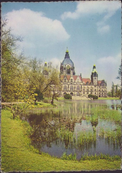 Hannover, Rathaus, Trammplatz
