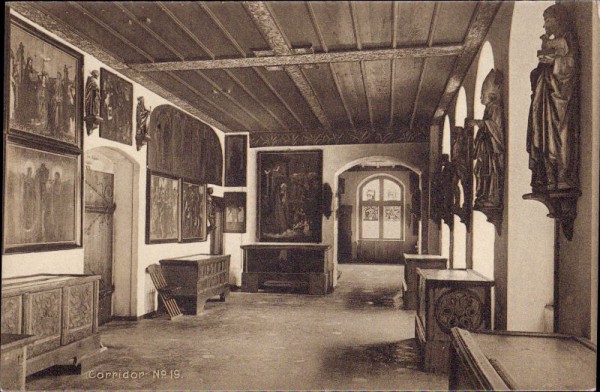 Landesmuseum, Raum 19, Korridor