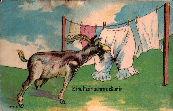 Eine Feinschmeckerin. 1907