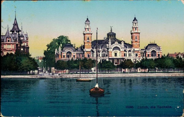 Zürich, die Tonhalle Vorderseite