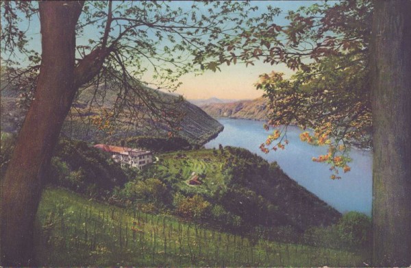 Agra - Aussicht auf den Luganer-See von Mattorino