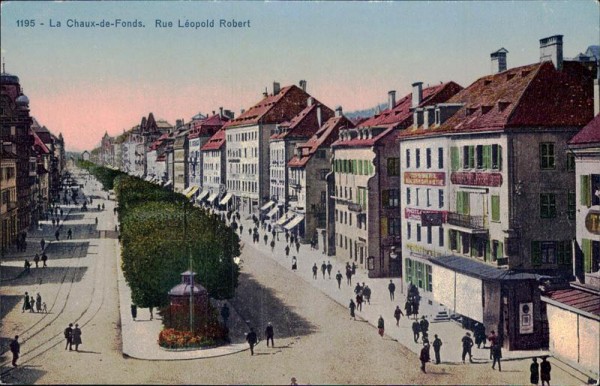La Chaux-de-Fonds Rue Léopold Robert Vorderseite