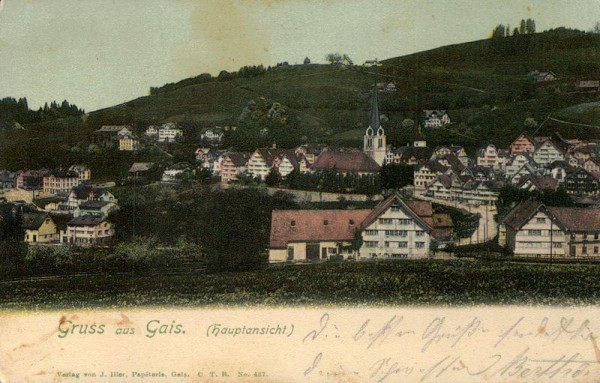 Gruss aus Gais Vorderseite