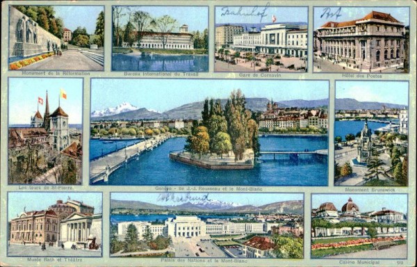 Genf, Genève Vorderseite