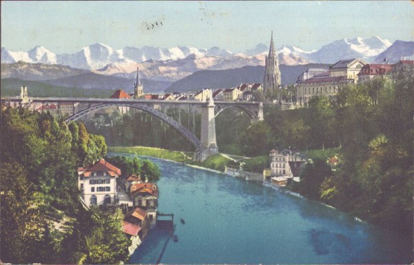 Bern und die Alpen