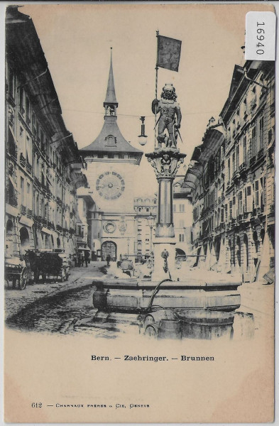Bern - Zähringer-Brunnen - animee belebt
