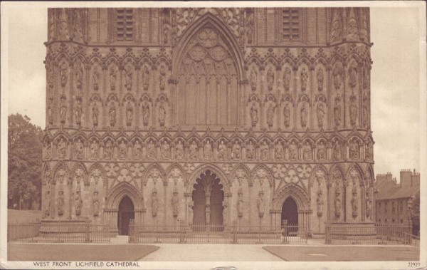 West Front - Lichfield Cathedral