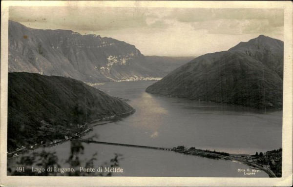 Lago di Lugano/Pont di Melide Vorderseite