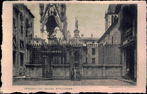 Verona - Le Arche Scaligere Vorderseite