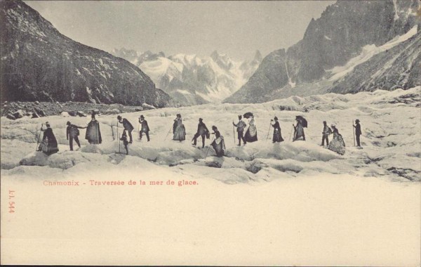 Chamonix, Traversée de la mer de glace Vorderseite