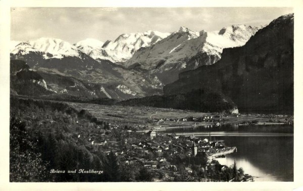 Brienz und Hasliberge Vorderseite