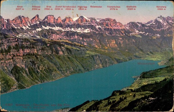 Walensee - Wallenstadt Vorderseite