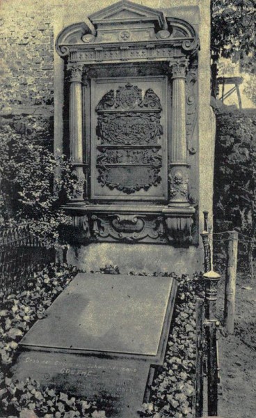 Frankfurt, Goethes Elterngrab Vorderseite