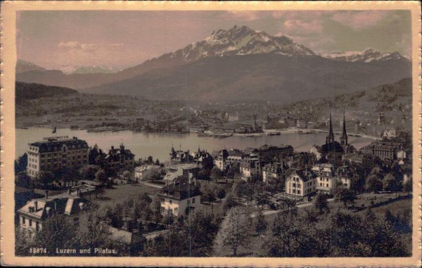Luzern und Pilatus Vorderseite