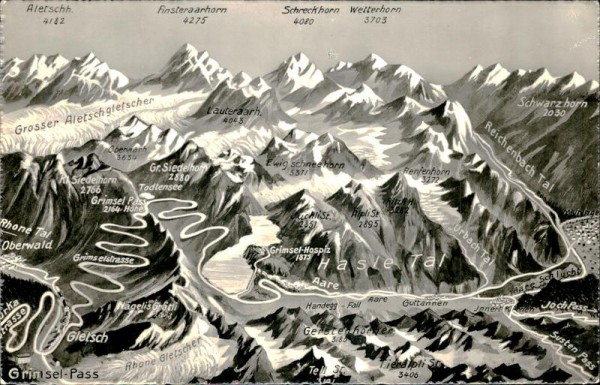 Berner Alpen Vorderseite